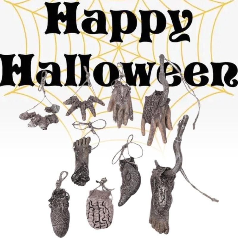 Gruesome And Eye-catching Halloween Decoration Props Featuring Severed Fingers And Limbs