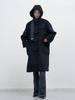 Generalidea Wool Blend Duffle Long Coat [Dark Navy] / Wbe4L10521