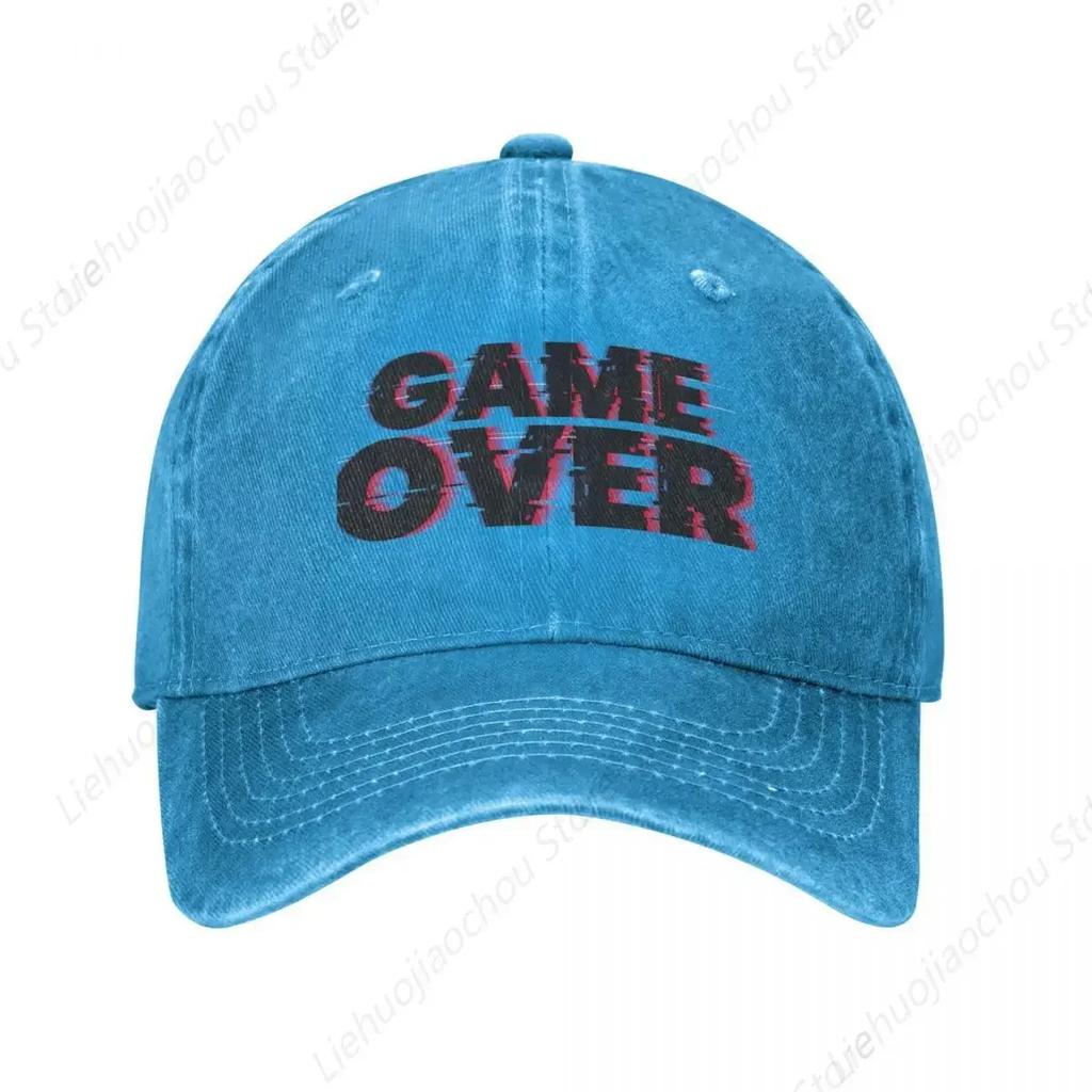 Game Over Baseball Cap Hat Beach Funny Hat Christmas Hats Cap Women Unisex'S
