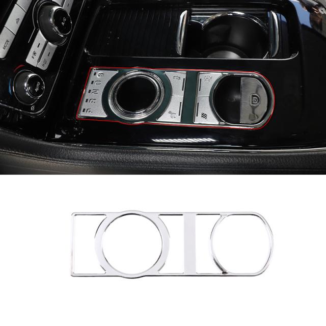 For Jaguar XF XJ 2010-2019 Car Modification Interior Central Control Shift Panel Button Decoration Sticker Car Accessories