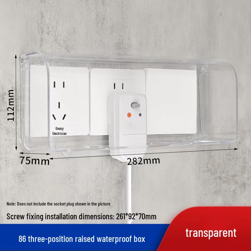 Outdoor Recessed Weatherproof Socket Cover with Screw Installation