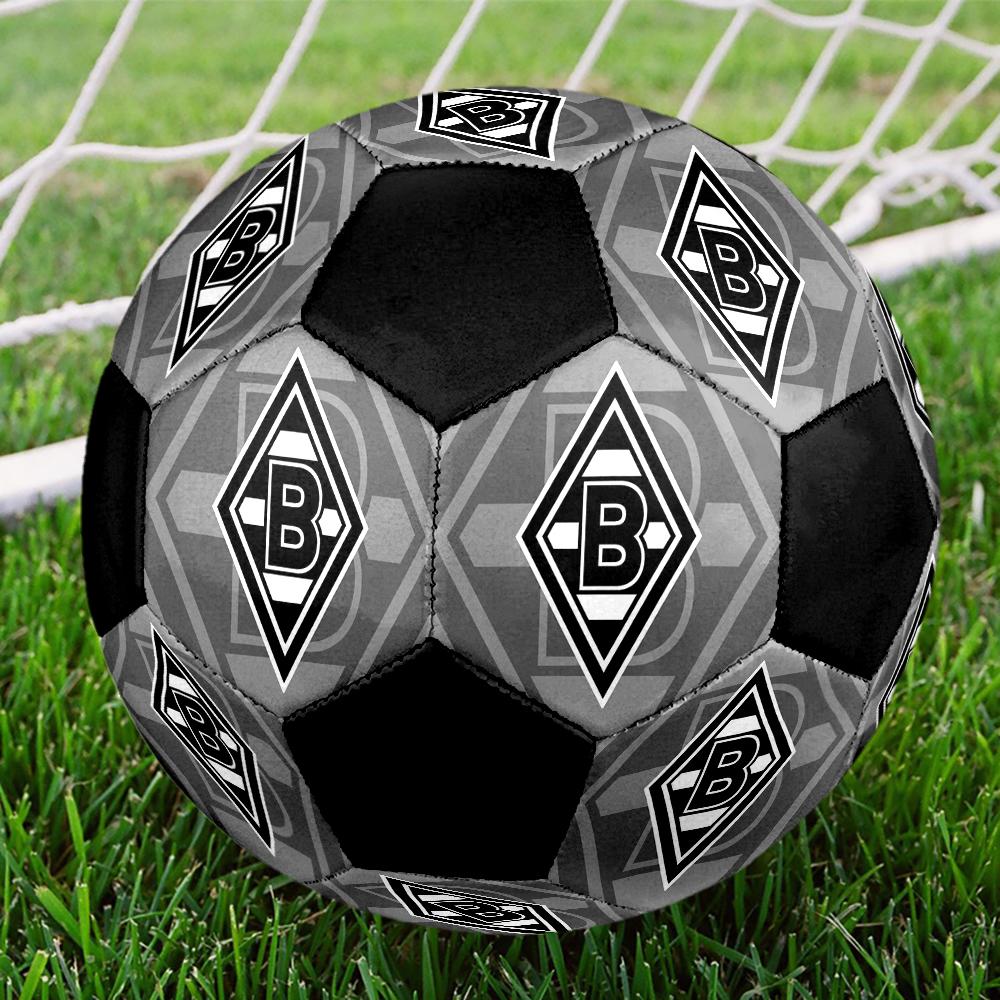 Borussia Indoor Soccer Ball Colorful Machine Stitched PVC Size 5 Team Training Competition Ready Durable High-Bounce Cool Sports Gift