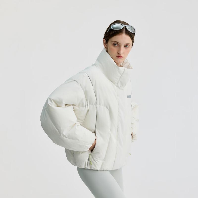 BINJORA Women's Short Stand Collar Down Jacket J5400DR36