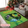 1pc Customize Name Chair Rug for Home Office Use, Colorful Mickey Mouse Storytime Area Carpet Appropriate for All Seasons