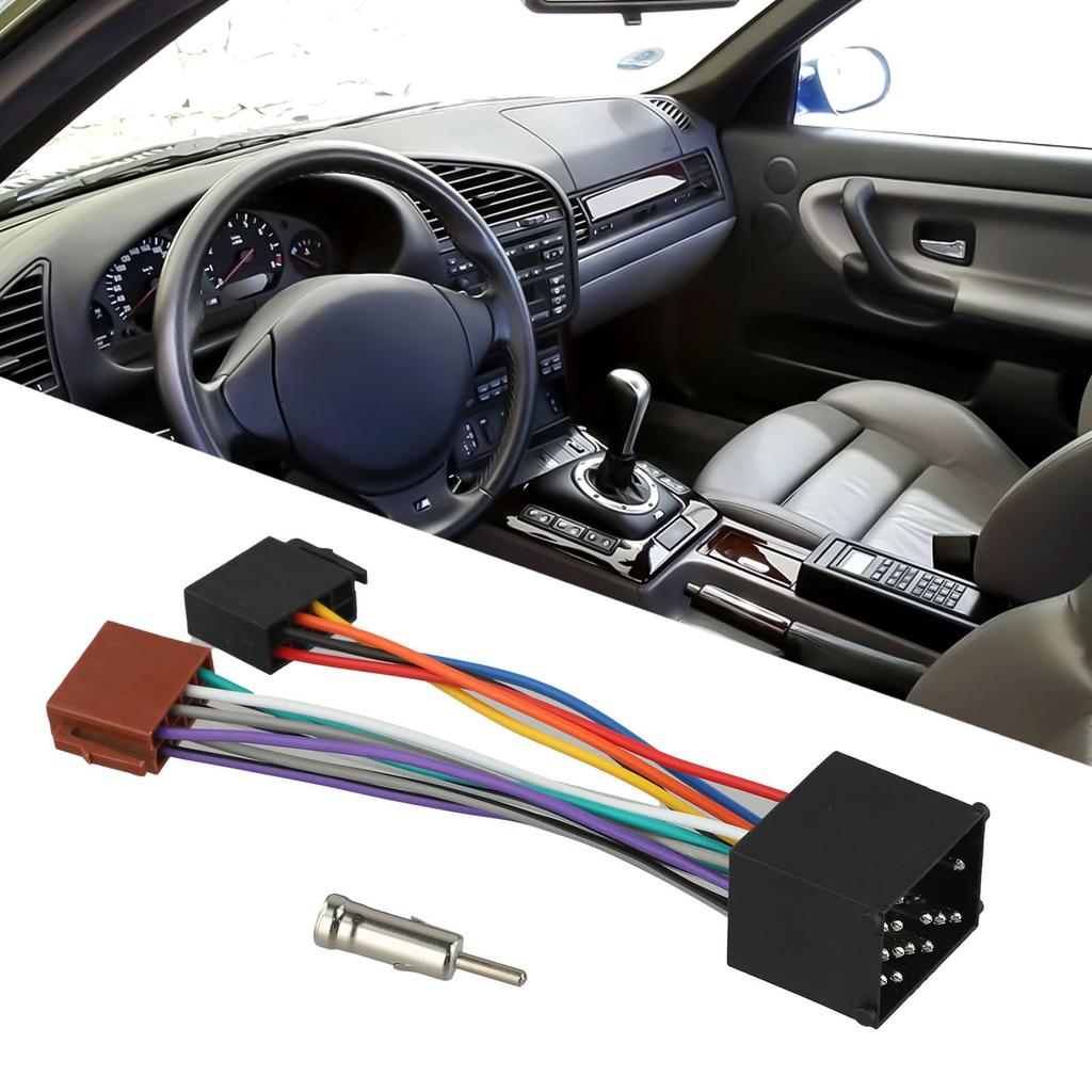 Adapter Cable Car Radio Harness Direct Installation Easy To Use Practical Design Car Audio Upgrade For BMW 3 Series Radio Accessories 4
