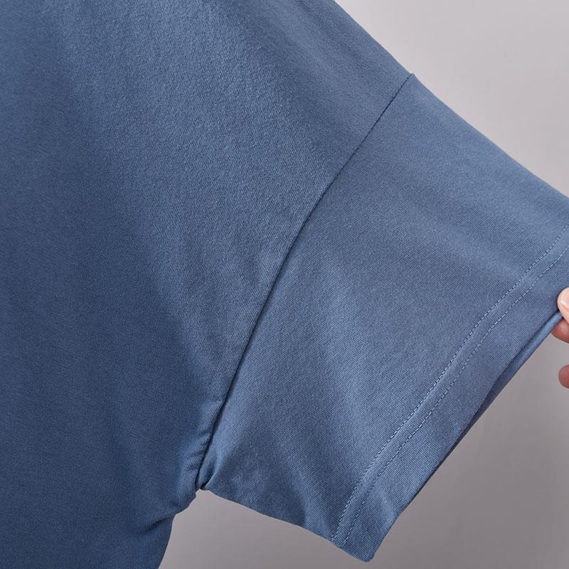 Women's Casual Loose Mid-Length Short-Sleeve T-Shirt