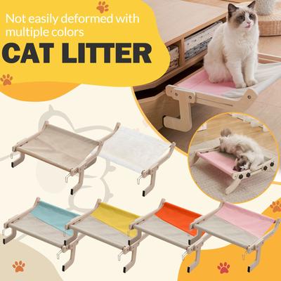Lit suspendu côté fenêtre pour chat, fenêtre de balcon, lit suspendu pour chat, lit suspendu pour chat, rebord de fenêtre, lit pour animal de compagnie, chat toutes saisons, lit suspendu universel pour chat