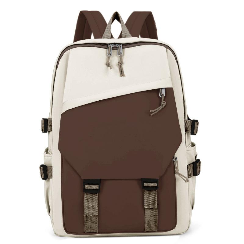 College Style Backpack Making Large-Capacity Junior High School Student Schoolbag
