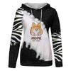Women's Cute Print Sweatshirt Long Sleeve Round Neck Casual Tops Shirts