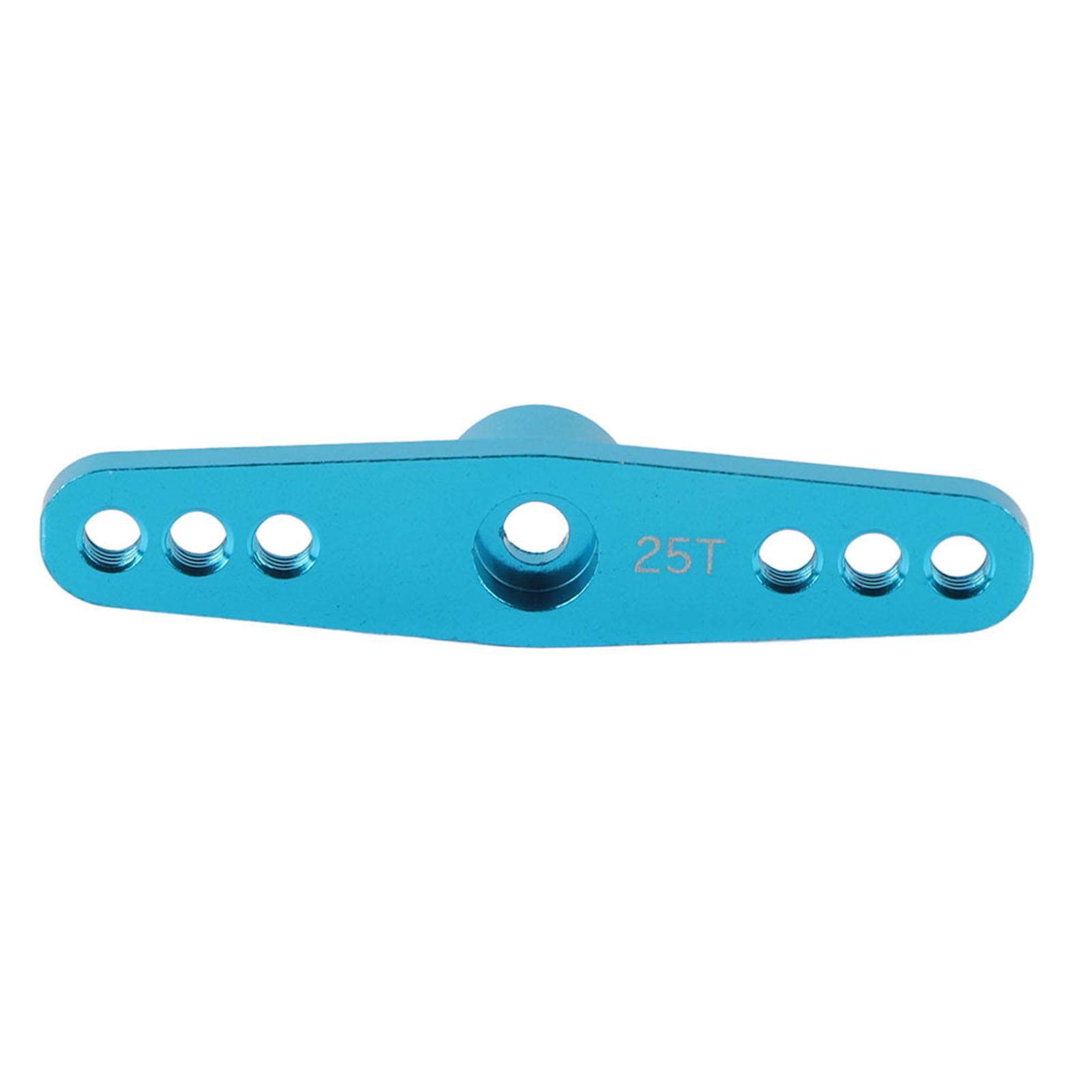 

25T Steering Servo Arm Model Car Parts CNC Precision Machining Steering Arm (Sky Blue N10087NB)