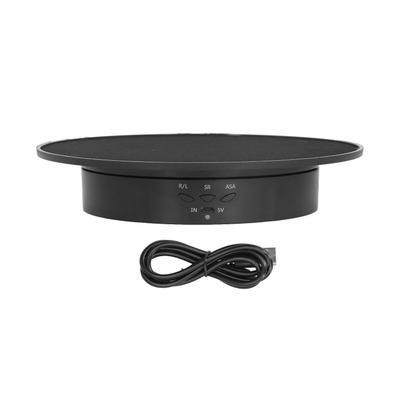 200mm Motorized Rotating Display Stand Bracket 3 Speed Adjustable USB Powered Jewelry Electric Rotating Turntable