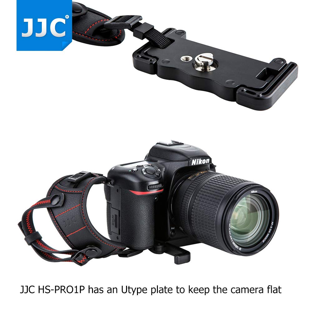 JJC SLR Camera Strap with for Canon Nikon Z50 COOLPIX Sony A7C A7M3 U-Shaped Base, Red, 6DM2, 5DM4, 80D, 9000D, Z5II, II, Z6III, Z6, Z7, P1100, R,
