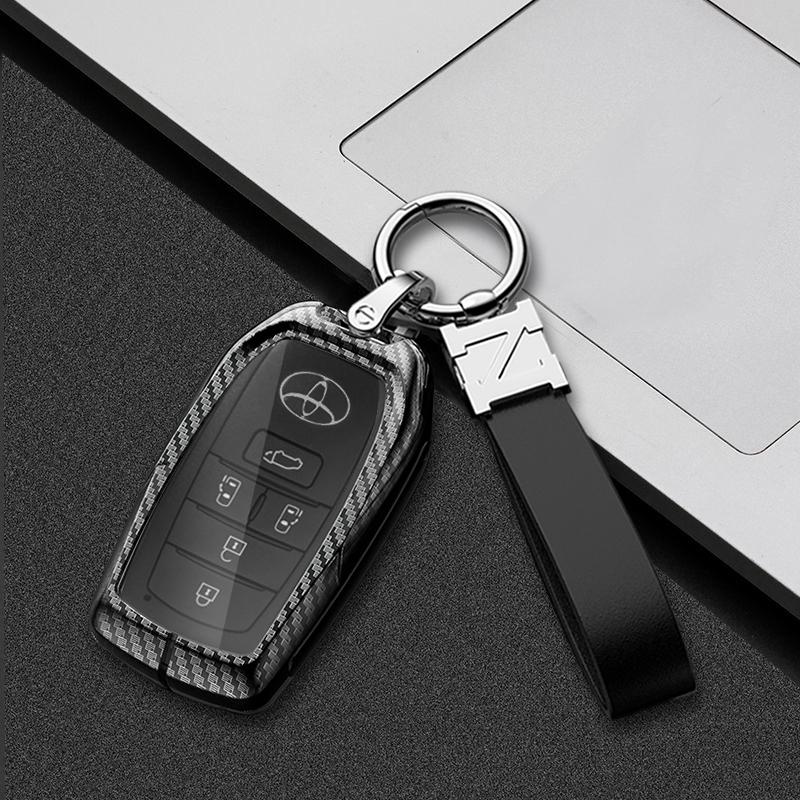 Toyota Sienna 5-Button Key Fob Metal Protective Case for Men
