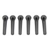 6 bucăți chitară neagră pod pini kit decorativ robust claritate creștere chitară pod pini de înlocuire