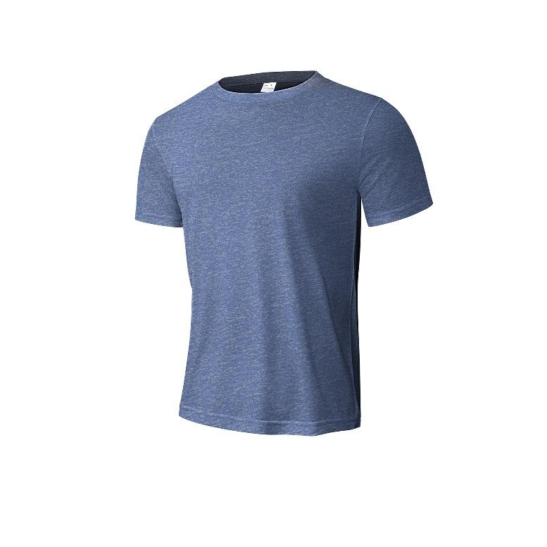 TEMU Fitness Casual Autumn and Summer Men's Youth Undershirt Breathable Slim Fit Crew Neck Bottom Sports Running Short Sleeves