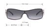 Women's Mono Lens Sunglasses