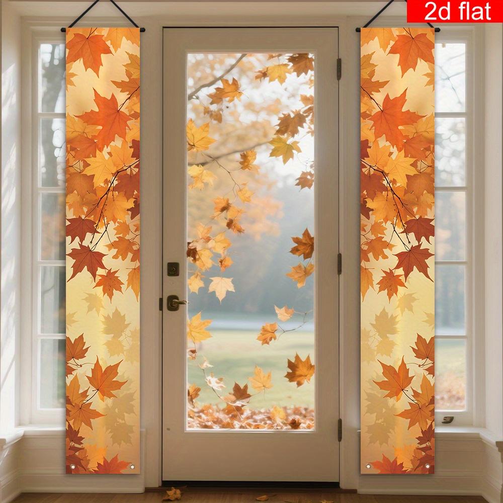 1 Pair Thanksgiving Door Couplet Banner for Porch