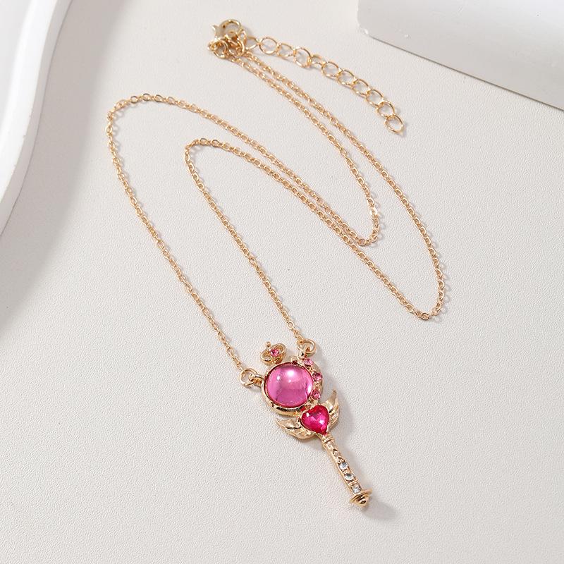 Fashionable Crown Scepter Necklace: European and American Style
