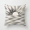 45*45cm Home Decoration Abstract Geometric Sunset Rainbow Pink Pillowcase Bed Living Room Sofa Office Seat Cushion Cover
