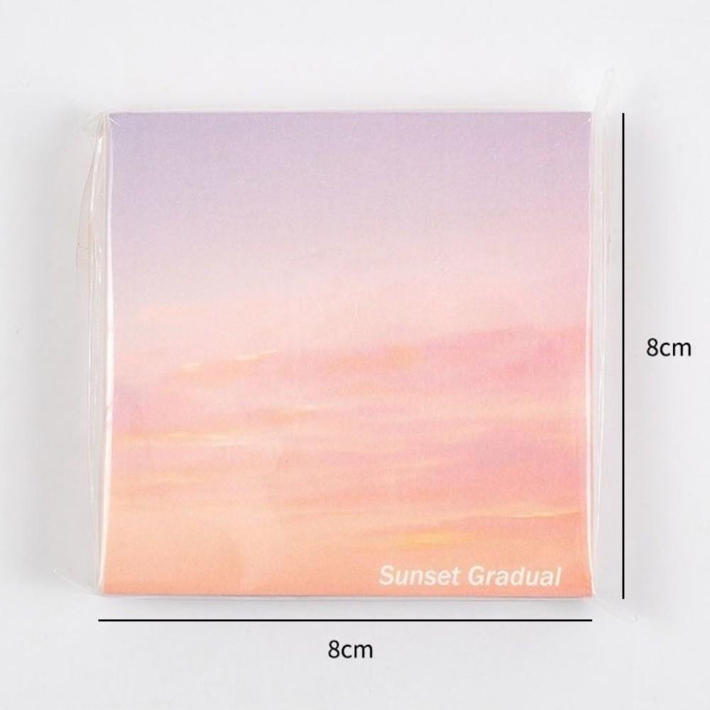 Gradient Color Self Sticky Note Pads 50 Sheets Sticky Note Book New Square Sticky Notes Office Use