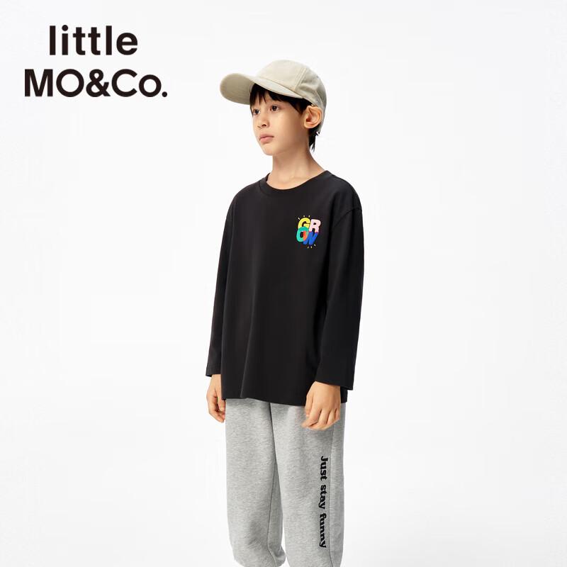 little MO&Co. Kids  5A Antibacterial Pure Cotton Long-Sleeve T-Shirt 120