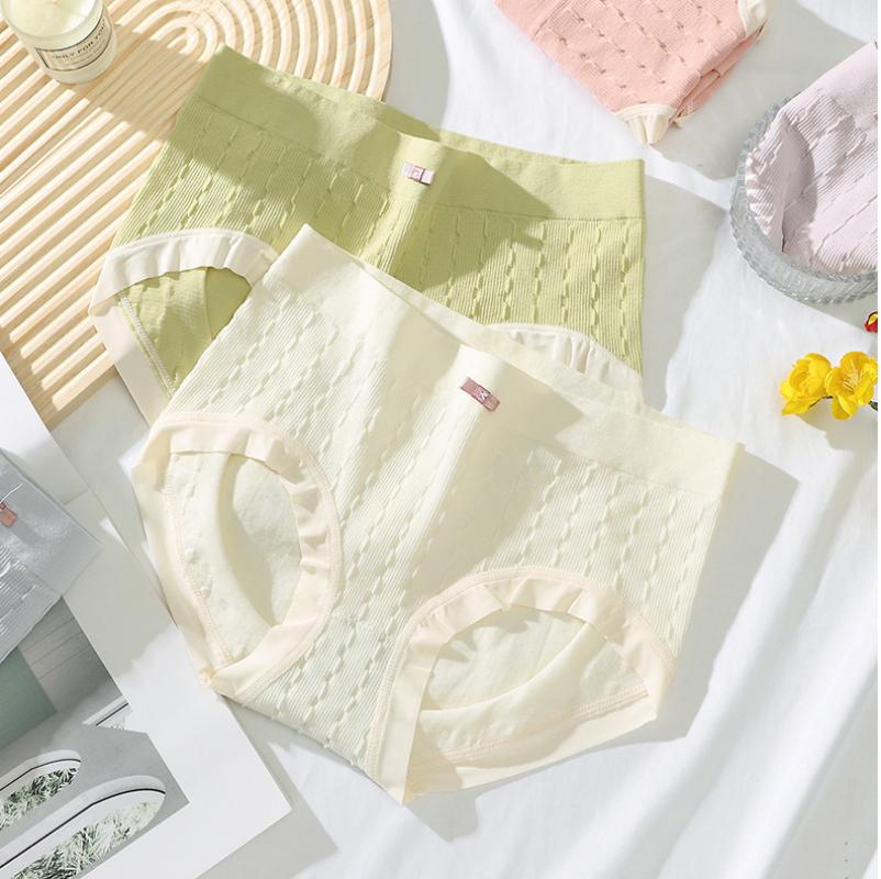 Fashion New Soft Women's Underwear Lace Student Briefs Sexy Cotton Lace Soft Comfortable Panties Briefs