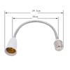Flexible E27 To E27 Led Screw Lamp Base Bulb Socket Extender Extension Light Holder Lamp Base Light Socket Adapter Converter