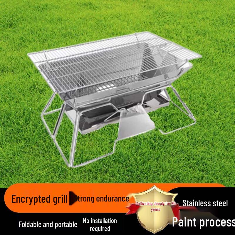 Beifu Camping Folding Stainless Steel Grill