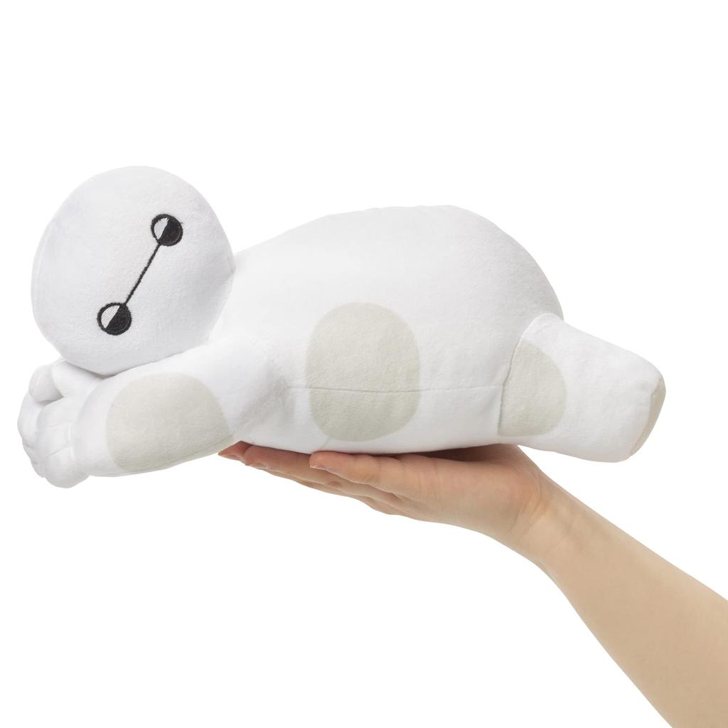 MORIPiLO Baymax Body Pillow, Disney Sleeping Pillow (S), Approx. 30cm, Skin-Friendly Micro Fabric, Large Plush Toy, White, Disney, Morishita Pillows