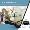 Basketball Hoop Outdoor Portable Basketball Hoop And Stand With Weighted Base Portable On Wheels 1.55 2.1M For Teens