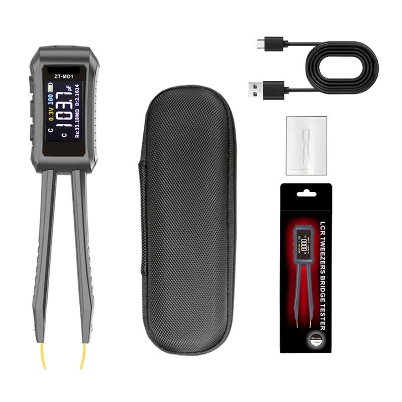 

Professional Meter Tweezer Digital Tweezer Tester Diode Tester Measurement Tools with Clear Display