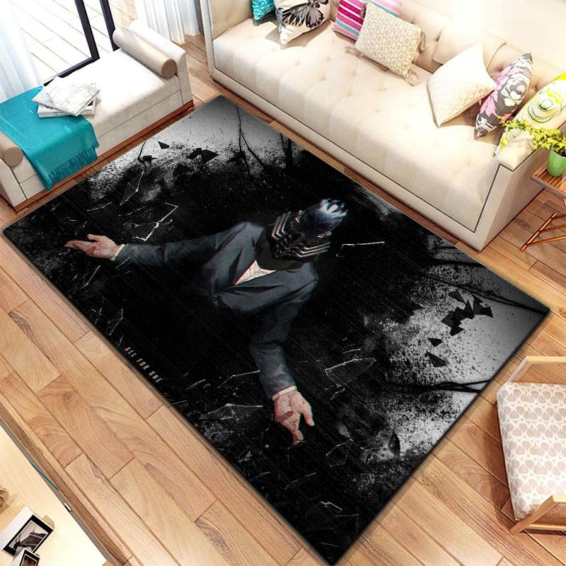 Anime carpet My hero science printed area carpet Living room Bedroom floor mat Kitchen Non slip Matte Mat Children's Bedroom Mat