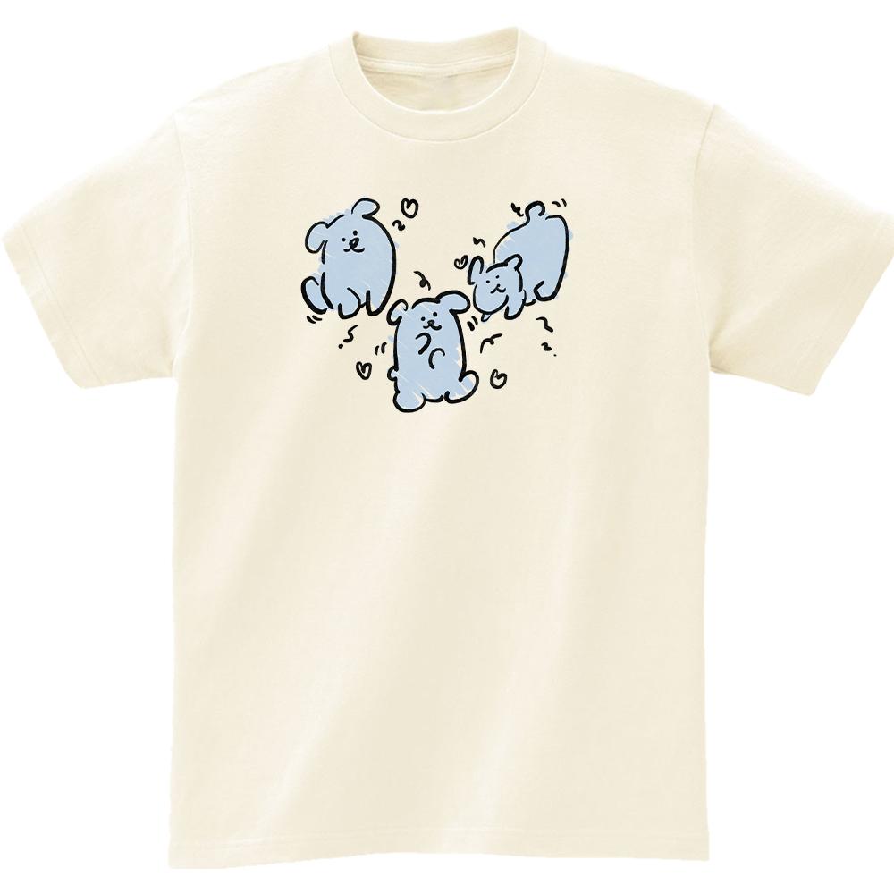 AWESOMEUS (24Ss) Lovely Dogs 2Color T_Shirts
