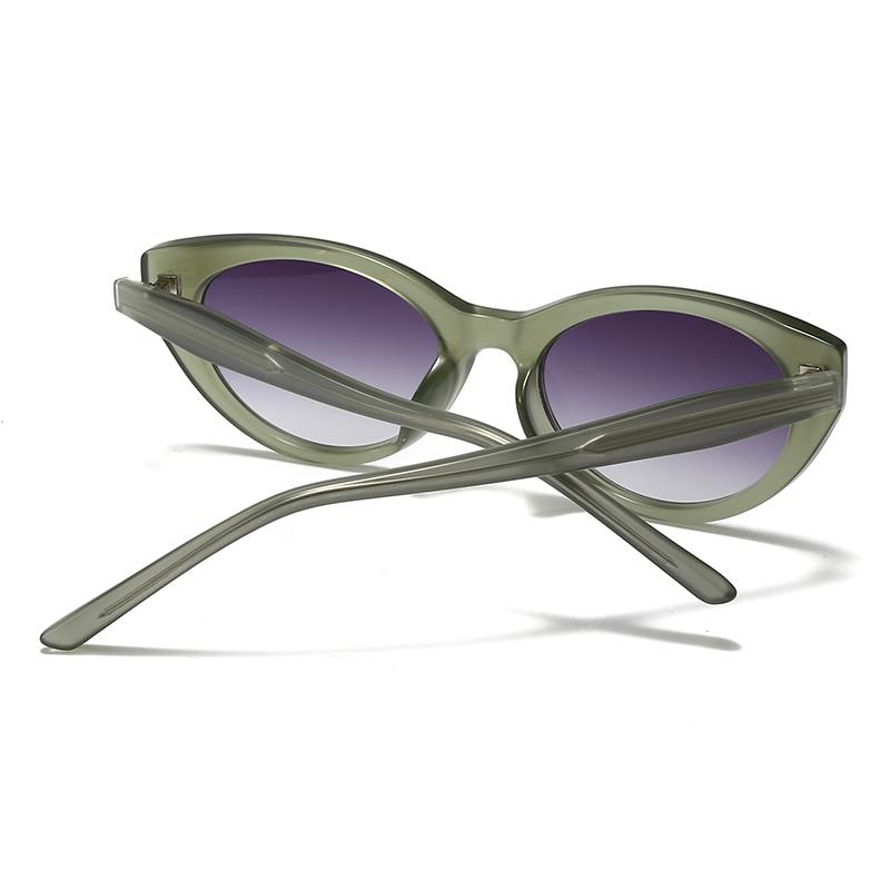 European and American Cross-Border Trendy Street Style Retro Artistic Acrylic Insert Sunglasses Modern Charm Ins Sunglasses 28062