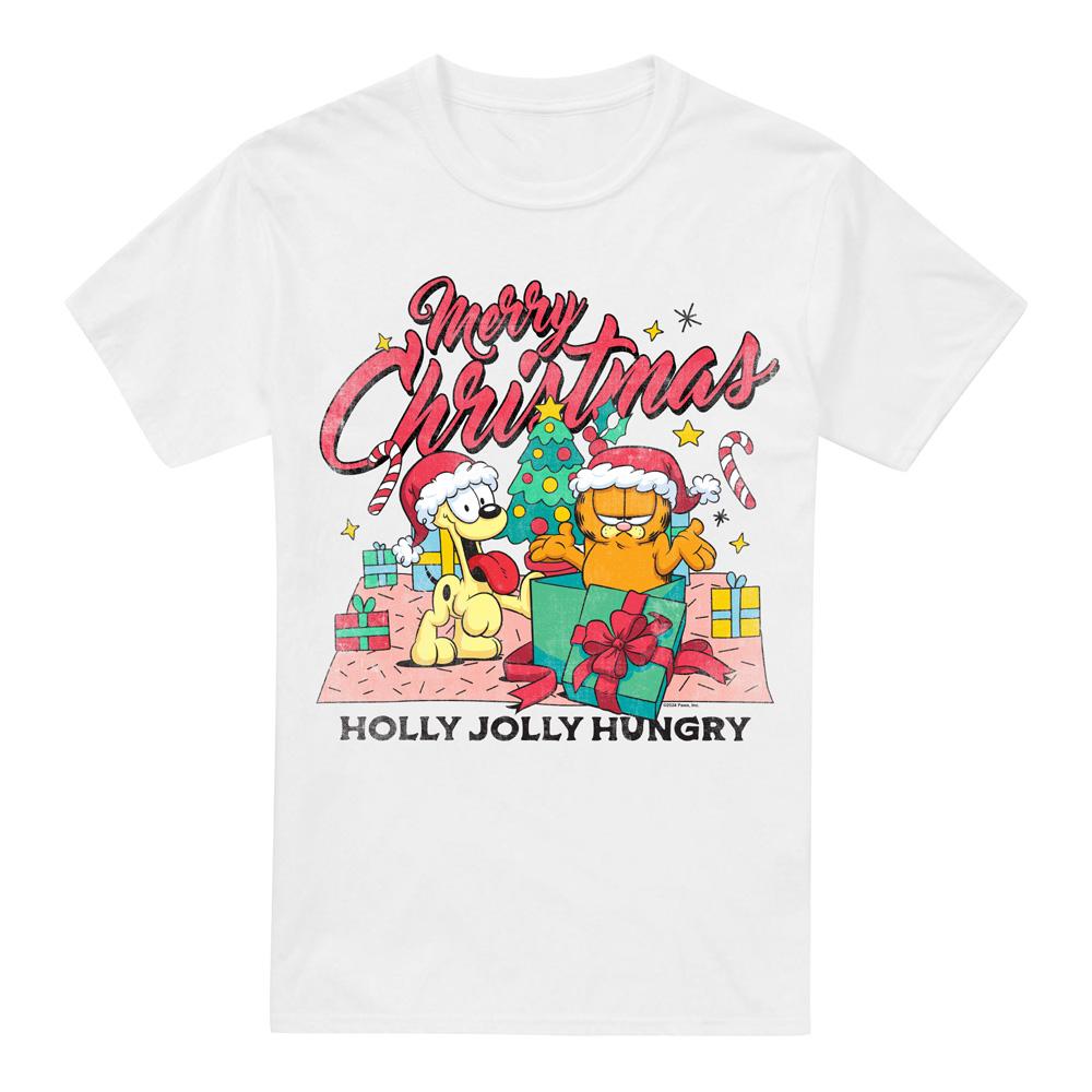 Garfield Mens Merry Christmas T-Shirt
