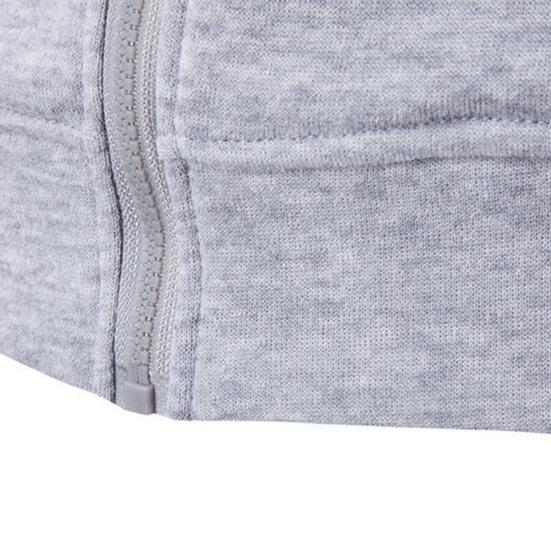 Pánská bunda s kapucí a dlouhým rukávem, mikina se zapínáním na zip, pánské oblečení