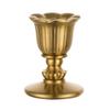Vintage Gold Metal Candle Holder With Handle For Pillar Candles Wedding Party Home Dining Table Decor