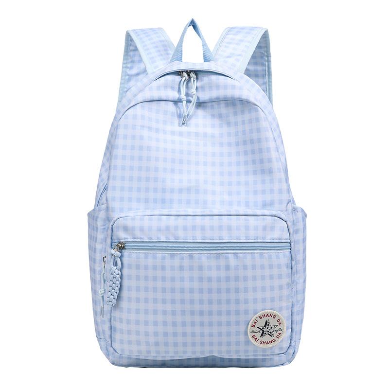 Schoolbag new Japanese ins fresh and sweet cute backpack junior high school students casual simple large capacity backpack