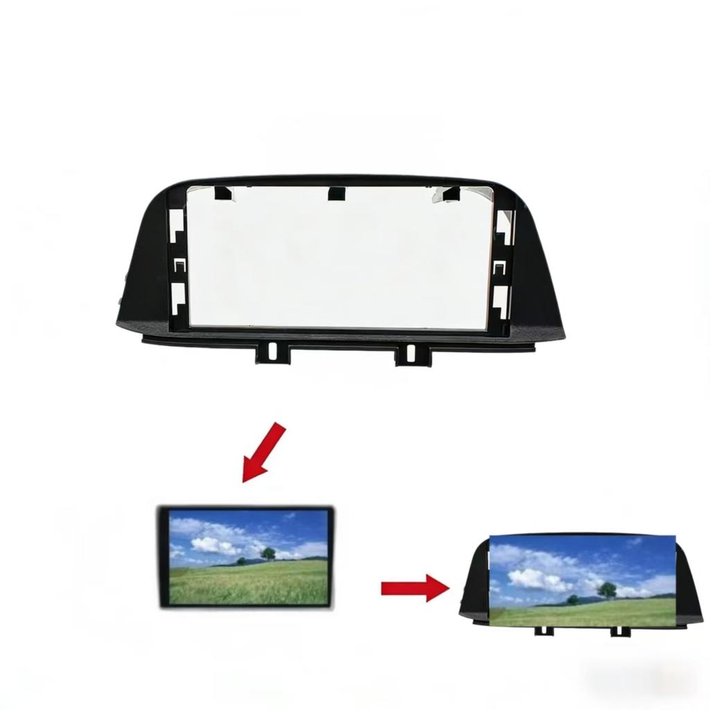For Hyundai Celesta 2017+ 12.3 Inch Car Fascia Frame Decorative Panel Mounting Auto Interior Accessories