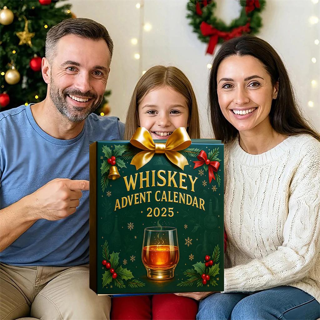 Whiskey Advance Calendar3D Stereoscopic+airplane Box +24pc Whisky Advent Calendar Christmas Whisky Advent Calendar