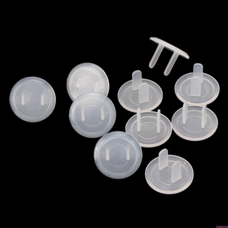 

10pcs White US Power Socket Electrical Outlet Baby Safety Guard for Protection Anti Electric Shock Plugs Protector Cover белый