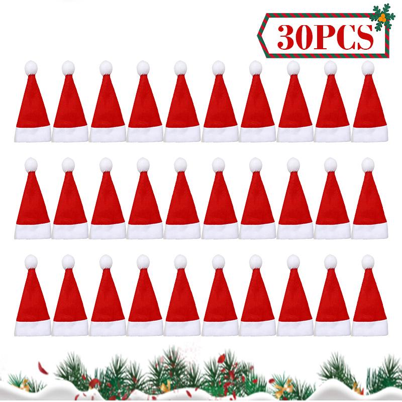 Vánoční sada obalů na láhve Santa Sněhulák Tkané sáčky na láhve na vánoční večírek Dekorace jídelního stolu Novoroční dárky