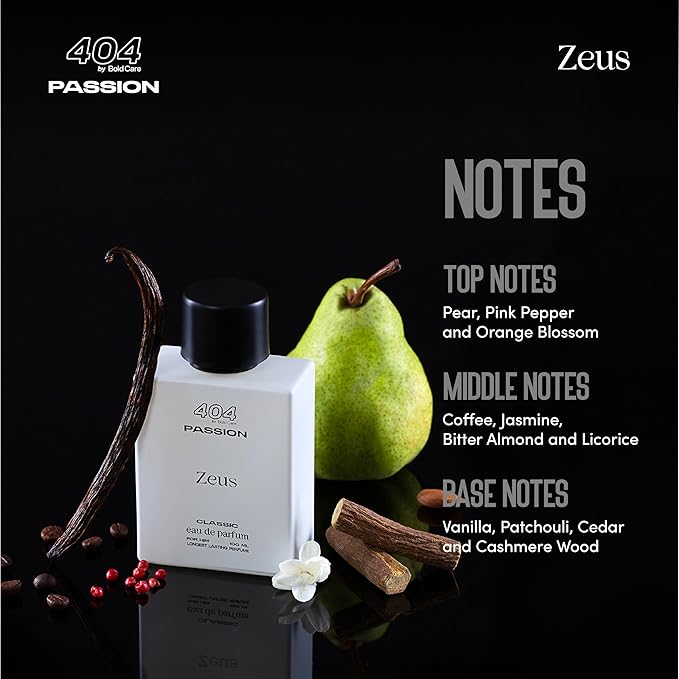 Bold Care Zeus Classic Perfume for Men - Timeless Elegance and Grace - 100 Ml