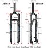 Straight Tube Bicycle Suspension Forks 29 Inch  Air Fork Rebound Adjustment Mountain Bike Fork