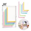 Framing Spacer Ruler Set Paper Crafting Alignment Guides with Storage Case, 5 Pcs Color-Coded L-Shaped Craft Corner Press Spacers Size Tabs