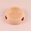 Non-Spill Pet Food Bowl Dogs Cats Plastic Feeding Dish With Stable Base Small Large Sizes