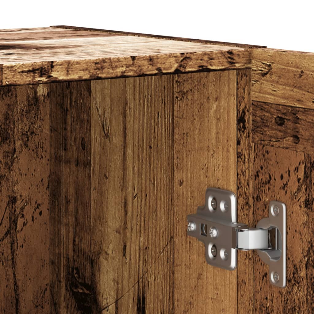 Sideboard Reclaimed Wood Look 120x30.5x70 cm Engineered Wood