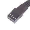 4Pin Pwm Fan Cable 1 To 2/3 Ways Splitter Black Sleeved Extension Cable Connector Pwm Extension Cables