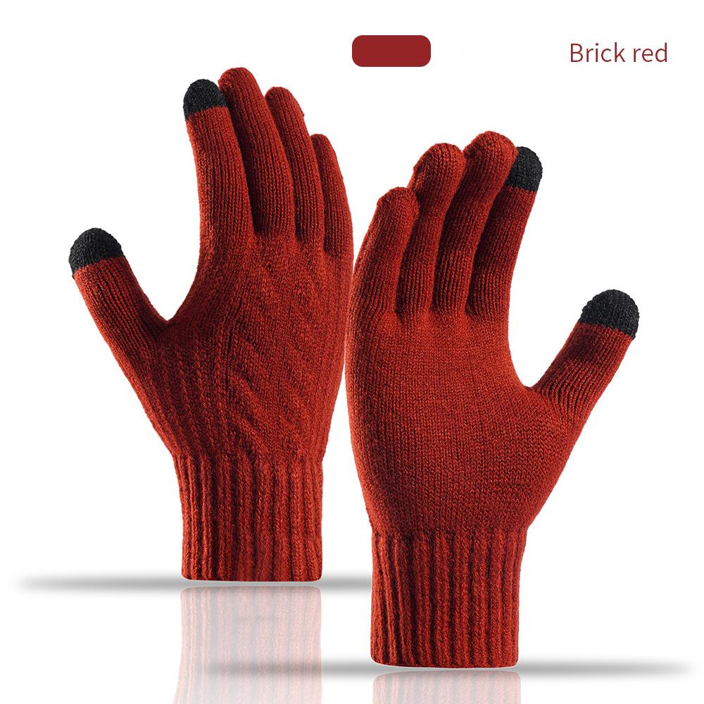 Winter New Outdoor Skiing Gloves with Mobile Phone Touch Screen Operation Men's and Women's Thick Warm Sports Gloves 6