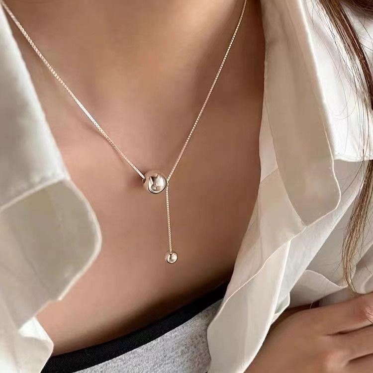 2023 Wish-Granting Necklace: New Women's 925 Sterling Silver Clavicle Chain with High-End Design